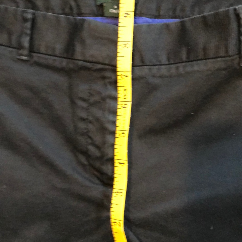 JCrew Cafe Capri City Fit, cropped pant size 4 - Picture 5 of 7